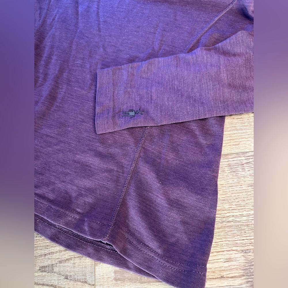 SMARTWOOL Merino Wool Solid Turtleneck Thermal Wo… - image 4